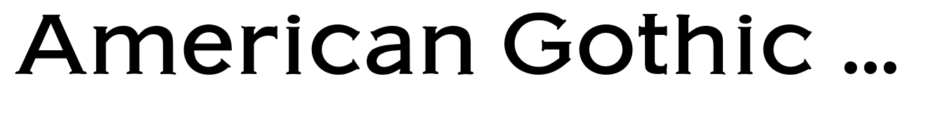 American Gothic Font | Webfont & Desktop | MyFonts